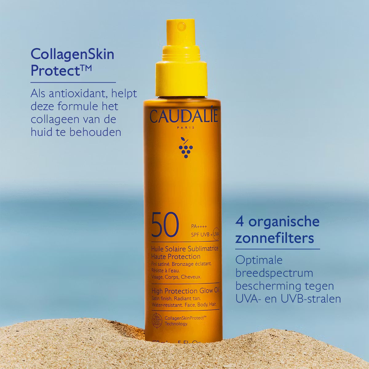 Vinosun Sublimerende Zonneolie met Hoge Bescherming SPF50