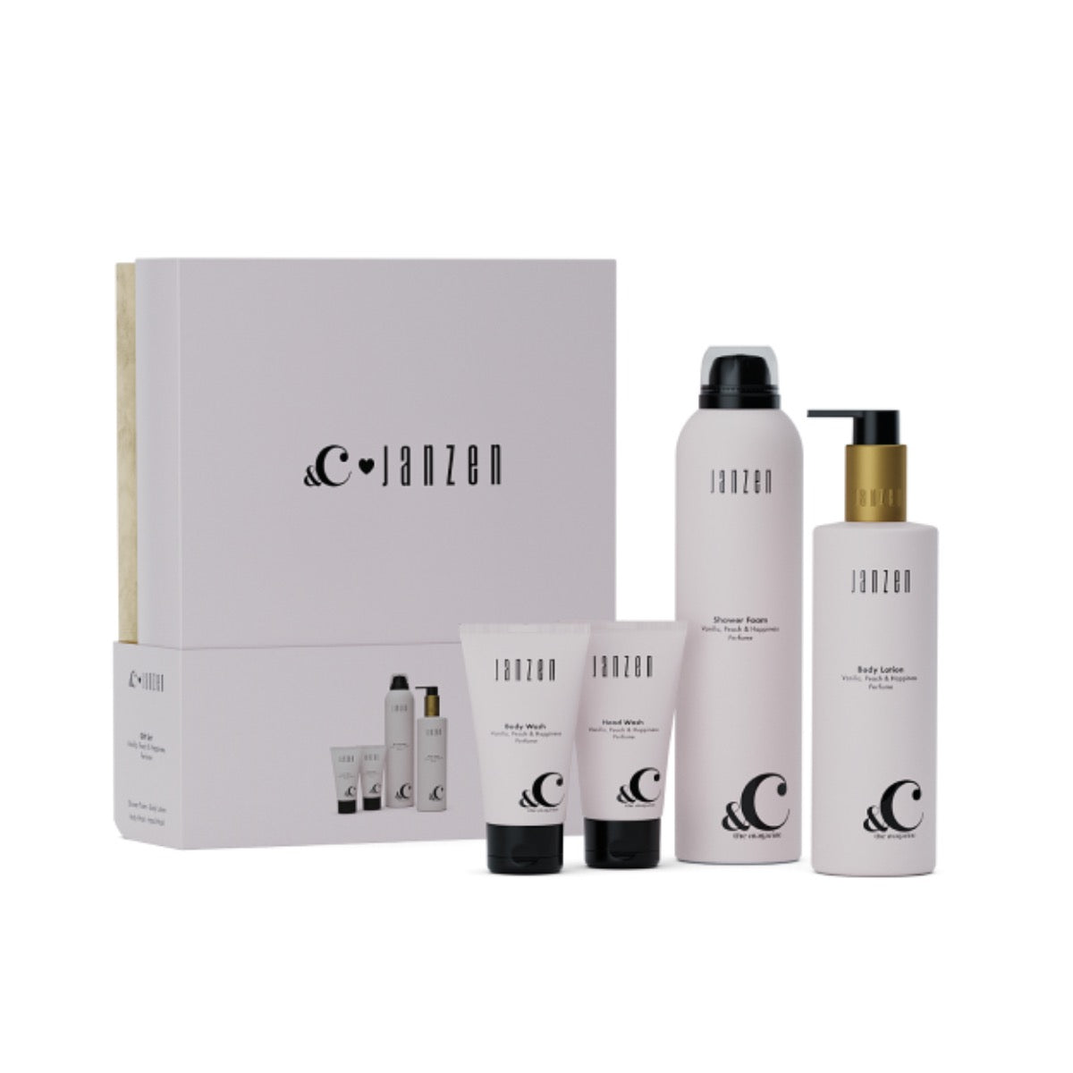 Gift Set &C Vanilla Peach & Happiness